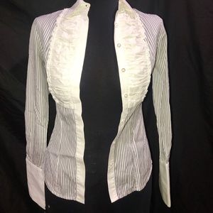 Pink Button Down Blouse